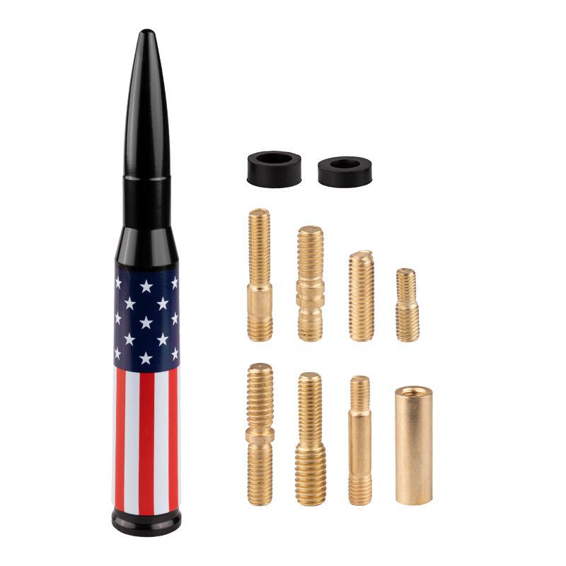 🚨 Bullet Antenna for Dodge Ram & Ford F-Series | Anti-Theft Lock⚡【Truck Pro】🇺🇸Flag Design Radio Antenna F150/F250/F350/Raptor/Bronco (1990-Current) - 360° Signal Booster 🚨 Bullet Antenna for Dodge Ram & Ford F-Series | Anti-Theft Lock⚡【Truck Pro】🇺🇸Flag Design Radio Antenna F150/F250/F350/Raptor/Bronco (1990-Current) - 360° Signal Booster